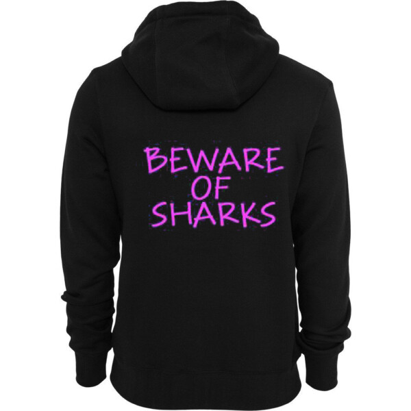Beware Of Sharks Back Hoodie