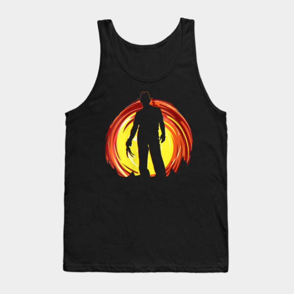 Womens Halloween Funny Tops And Tees Scary Movie Horror Costume Tank Top