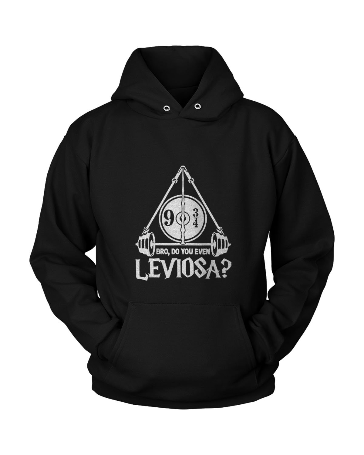 Bro Do You Even Leviosa Deathly Hallows 9 And 3 4 Unisex Hoodie