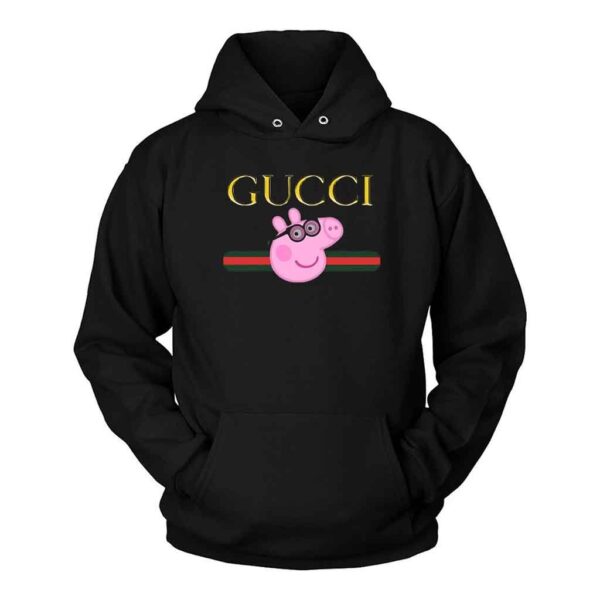 Gucci X Peppa Pig Parody Unisex Hoodie