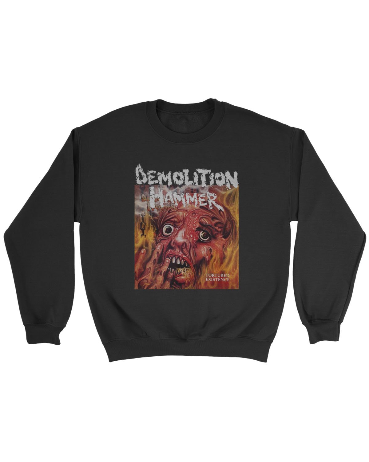 Demolition Hammer Tortured Existence Cover Sweatshirt